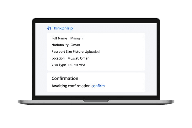 Laptop Confirmation